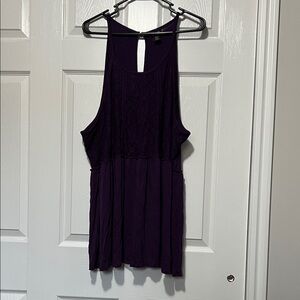Torrid Deep Purple Sleeveless Top